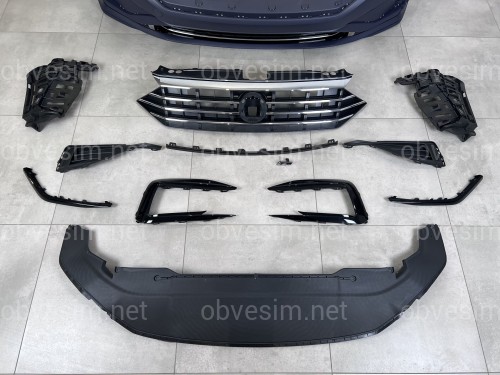 Передній бампер у зборі R-Line для Volkswagen Jetta 7 2018-2022