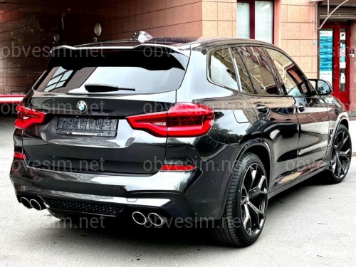Спойлер на кришку багажника Х3M F97 стиль BMW X3 G01 2018- чорний глянець