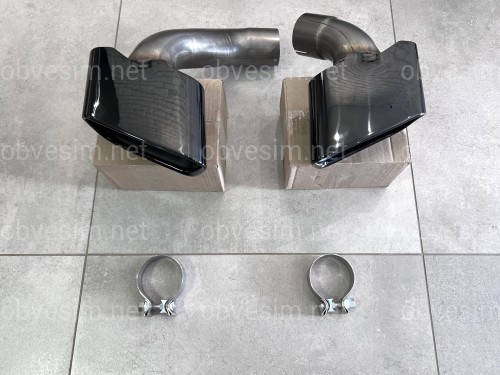 Насадки на вихлопні труби BLACK M Paket BMW X5 F15 2014-2018