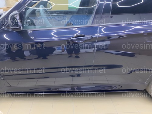 Леза під пороги M-Performance BMW X5 F15 2шт. чорний глянець