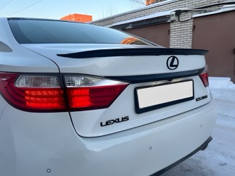 Спойлер лип Lexus ES 2012-2017 ABS пластик, колір чорний 