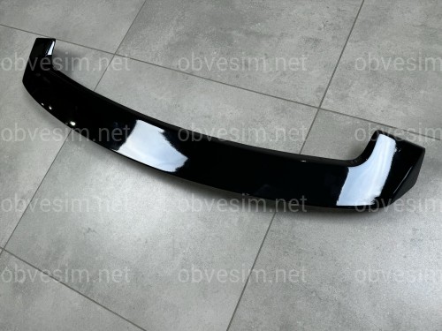 Спойлер козирок Mitsubishi Outlander 2012-2021 ABS пластик, колір чорний глянець