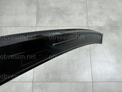 Козирок на скло Hyundai Elantra MD 2010-2015 ABS пластик, черний глянець
