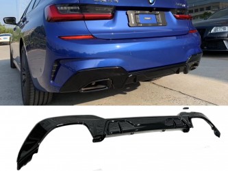 Дифузор накладка заднього бампера M-Performance 340i BMW 3 series G20 2018-2022