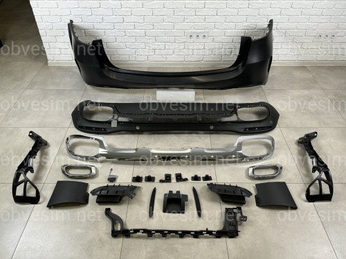 Обвіс AMG Line Mercedes GLE V167 2019-2022 (решітка, передній / задній бампера)