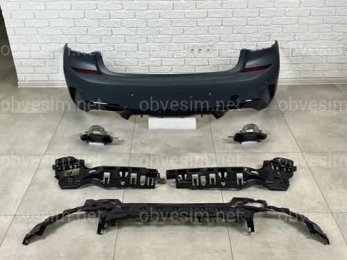 Комплект обвісу M 340i BMW 3 series G20 2018-2022 (передній / задній бампер, ніздрі, труби, пороги)