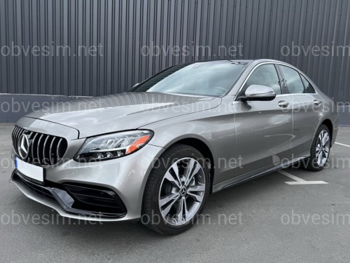 Комплект обвісу стиль AMG C63 рестайлінг 2019+ для Mercedes C Class W205 2014-2021