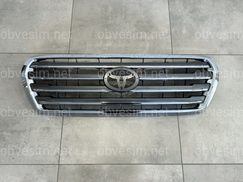 Решітка радіатора дизайн рестайлінг 2012 Toyota Land Cruiser 200 2007-2015 сіра