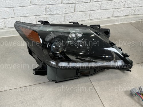 LED фари BLACK Lexus LX 570 2012-2015 2шт.