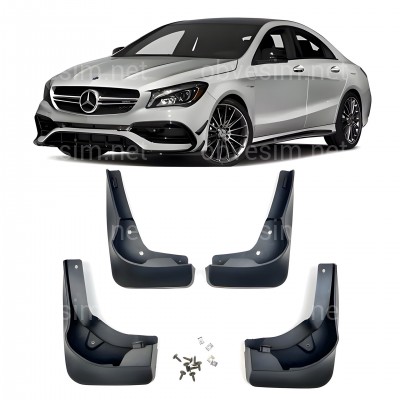 Бризковики для AMG Mercedes-Benz CLA class C117 2013-2018, комплект 4шт.