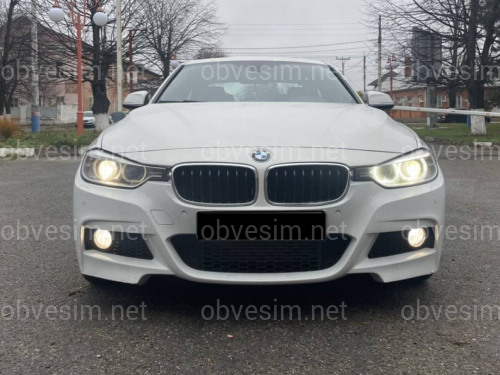 Передній бампер M Paket BMW 3 Series F30 F31 2012-2018 (під омивачі / з отворами під парктроніки)