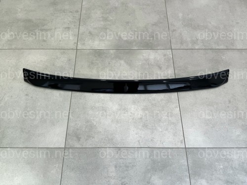 Козирок на скло BMW F10 2010-2016 ABS пластик, чорний глянець