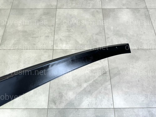 Козирок на скло BMW F10 2010-2016 ABS пластик, чорний глянець