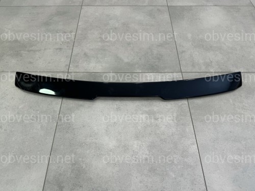 Козирок на скло BMW E60 2004-2009 ABS пластик, чорний глянець