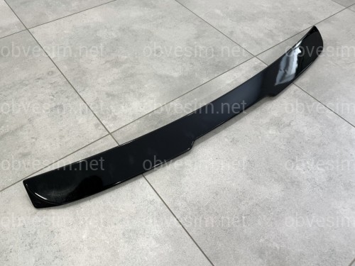Козирок на скло BMW E60 2004-2009 ABS пластик, чорний глянець