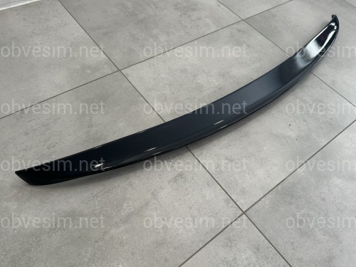 Спойлер лип багажника Mercedes-Benz S class W221 2005-2013 ABS пластик, колір чорний глянець