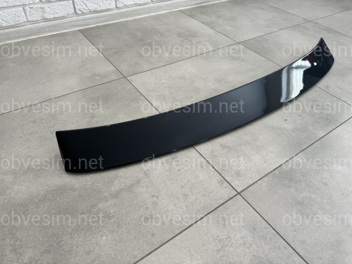 Козирок на скло Mercedes-Benz S class W221 2005-2013 ABS пластик, колір чорний глянець