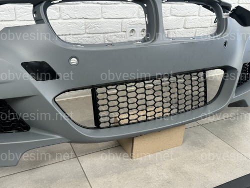 Комплект обвісу M Paket BMW 3 Series F30 2012-2018 (передній / задній бампер, пороги) ПІД ПАРКТРОННИКИ