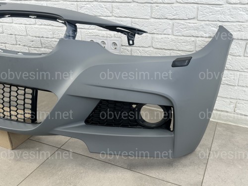 Комплект обвісу M Paket BMW 3 Series F30 2012-2018 (передній/задній бампер, пороги) БЕЗ ПАРКТРОННИКІВ