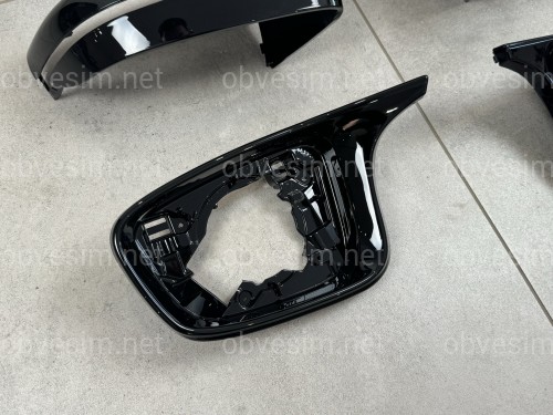 Корпуси дзеркал M LOOK BMW G11 G12 G14 G15 G16 G20 G21 G22 G23 G26 G30 G31 G32 чорний глянець
