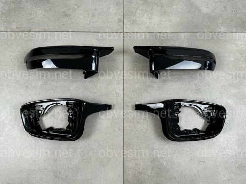 Корпуси дзеркал M LOOK BMW G11 G12 G14 G15 G16 G20 G21 G22 G23 G26 G30 G31 G32 чорний глянець V2