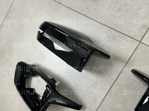 Корпуси дзеркал M LOOK BMW G11 G12 G14 G15 G16 G20 G21 G22 G23 G26 G30 G31 G32 чорний глянець V2