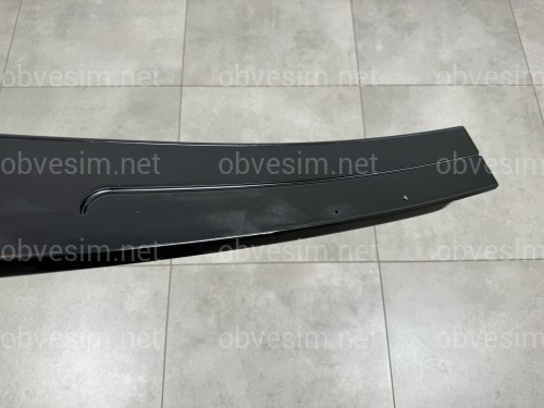 Козирок на скло Hyundai Sonata LF 2015-2019 ABS пластик, чорный глянець