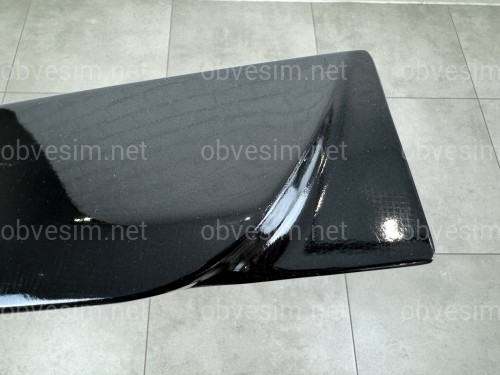 Козирок на скло Hyundai Sonata LF 2015-2019 ABS пластик, чорный глянець