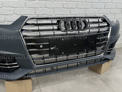 Бампер передній у зборі S-Line для Audi A4 B9 2015-2019