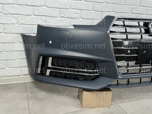 Бампер передній у зборі S-Line для Audi A4 B9 2015-2019