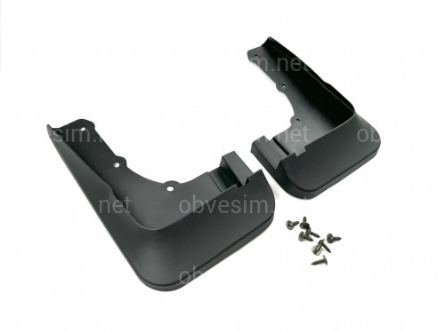 Бризковики передні Mitsubishi Outlander 2013-2021, комплект 2шт.
