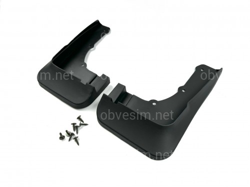 Бризковики передні Mitsubishi Outlander 2013-2021, комплект 2шт.