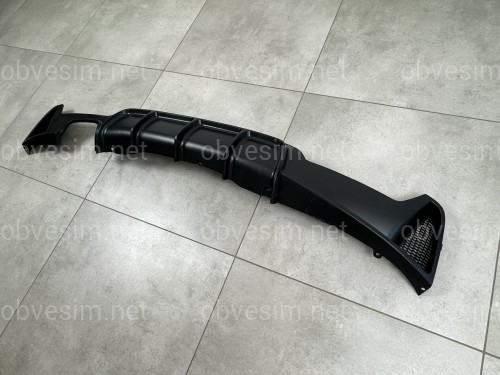 Дифузор накладка заднього бампера M-Performance для BMW 4 series F32 / F33 / F36 2013-2020 ПІД фарбування