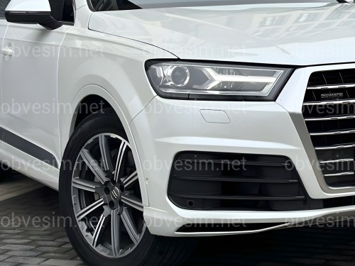 Решітки бамперу S-Line БЕЗ РАДАРУ Audi Q7 4M 2015-2019 чорні 2шт, ліва 4M0 807 681 D GXE T94 / права 4M0 807 682 D GXE T94