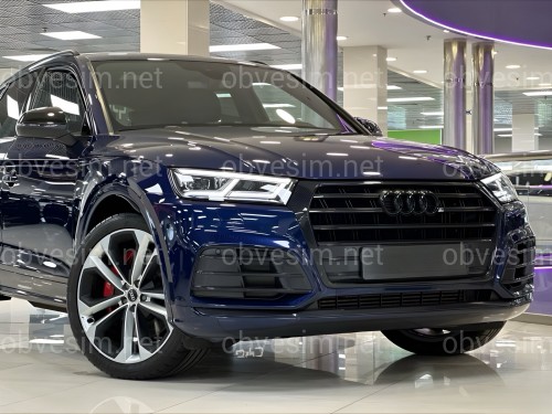 Бампер передній у зборі S-Line BLACK Audi Q5 2017-2020