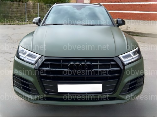 Бампер передній у зборі S-Line BLACK Audi Q5 2017-2020