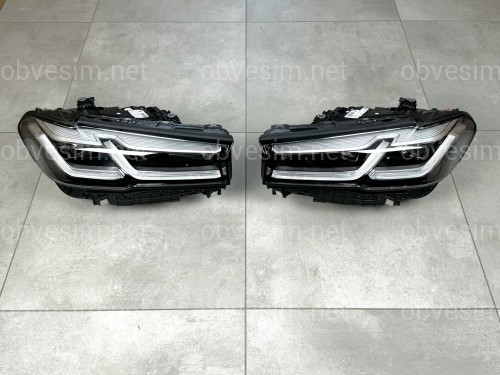 Фари Adaptive LED LCI рестайлінг для BMW G30 / G31 2020-2023 2шт. комплектні з блоками