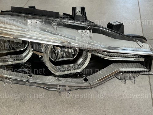 Фари FULL LED LCI BMW 3 series F30 F31 2012-2015 2шт. комплектні з блоками, КСЕНОН В ЛЕД