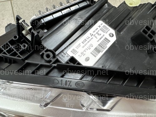 Фари  FULL LED BLACK LCI для BMW 3 series F30 F31 2015-2018 2шт. комплектні з блоками, ЛЕД В ЛЕД
