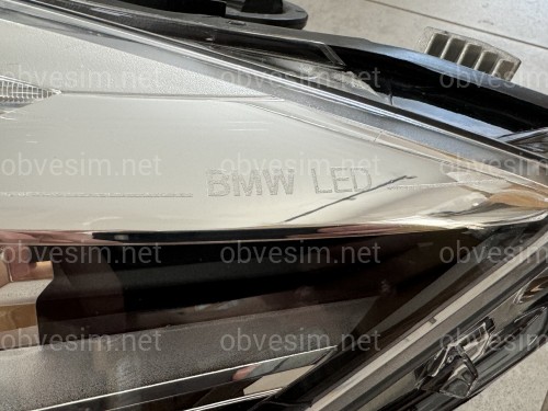 Фари  FULL LED BLACK LCI для BMW 3 series F30 F31 2015-2018 2шт. комплектні з блоками, ЛЕД В ЛЕД