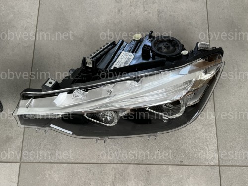 Фари  FULL LED BLACK LCI для BMW 3 series F30 F31 2015-2018 2шт. комплектні з блоками, ЛЕД В ЛЕД
