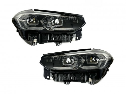 Фари Adaptive LED LCI рестайлінг BMW X3 G01 F97 / X4 G02 F98 2021-2024 2шт. комплектні з блоками