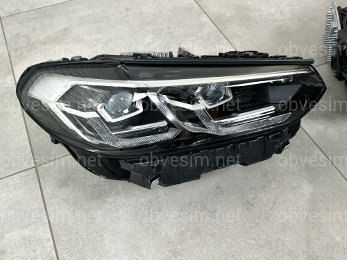 Фари Adaptive LED LCI рестайлінг BMW X3 G01 F97 / X4 G02 F98 2021-2024 2шт. комплектні з блоками
