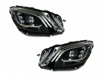 Фари Full LED рестайлінг 2018+ для Mercedes S-Class w222 2013-2017 2шт. комплектні з блоками
