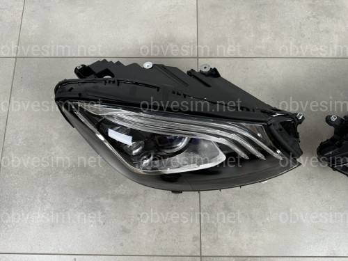 Фари Full LED рестайлінг 2018+ для Mercedes S-Class w222 2013-2017 2шт. комплектні з блоками