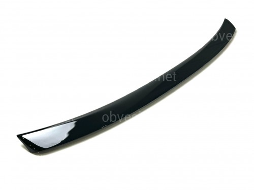 Спойлер ліп Toyota Corolla 2007-2012 ABS пластик, колір чорний глянець