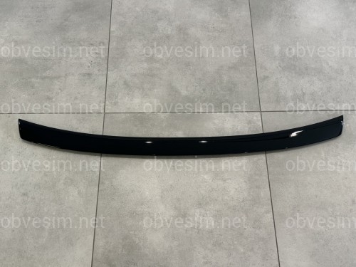 Спойлер ліп Toyota Corolla 2007-2012 ABS пластик, колір чорний глянець