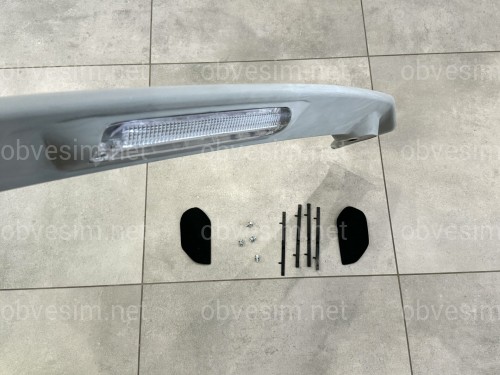 Спойлер ліп Toyota Corolla 2007-2012 ABS пластик, під покраску