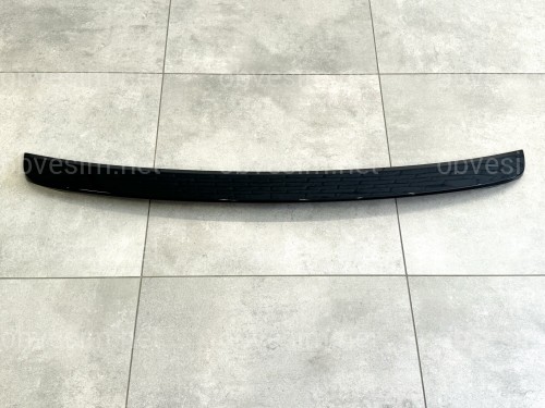 Спойлер ліп Toyota Camry 50/55 2011-2017 ABS пластик, колір чорний глянець / варіант 2