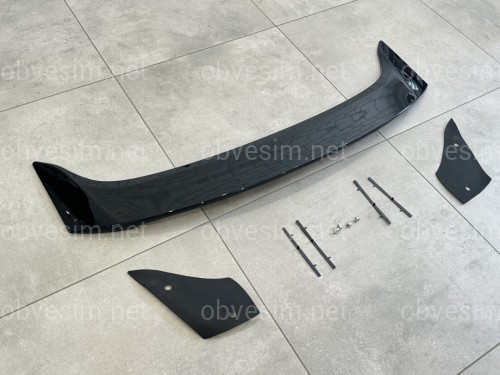 Спойлер багажника Ford Mondeo / Fusion 2013-2020 ABS пластик, колір чорний глянець